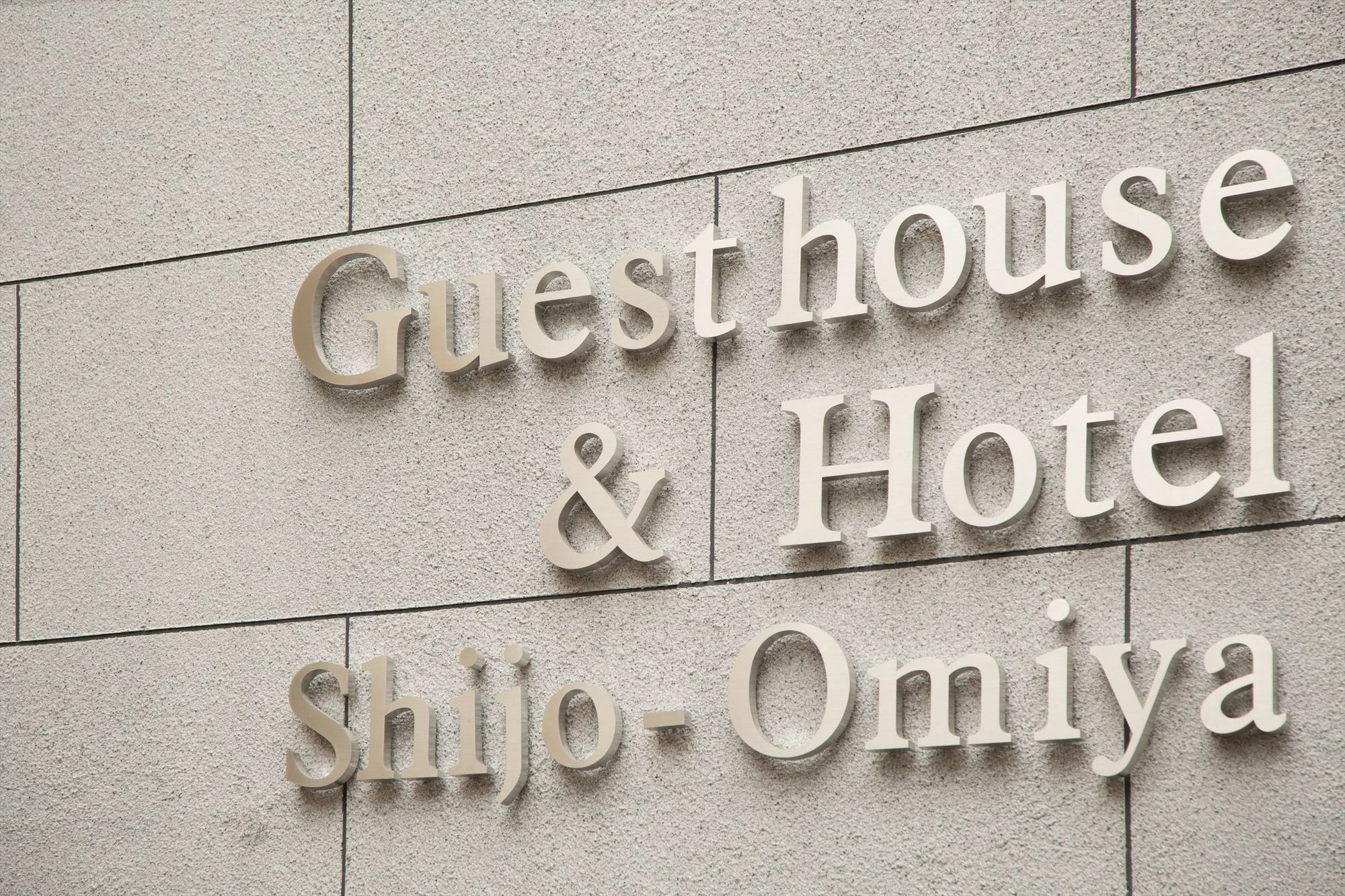 Shijo Omiya Guesthouse And Hotel Kyoto Dış mekan fotoğraf